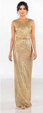 gold glitter bridesmaid dresses Sequin Halter Neck Illusion Back Dress Hollow to hem (For short dresses only) Sparkly Elegant Mermaid Champagne Cap-sleeve